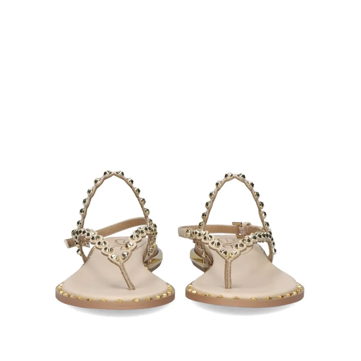 Sandalia Plana 23V Vf2056-3 Nude