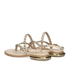 Sandalia Plana 23V Vf2056-3 Nude