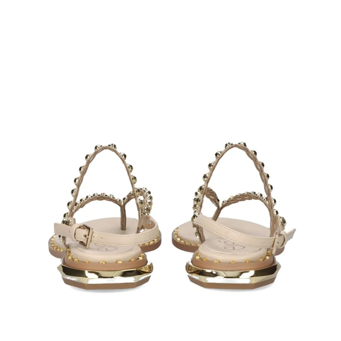 Sandalia Plana 23V Vf2056-3 Nude