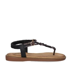 Sandalia Plana 23V Zf1982-P4 Preto