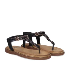 Sandalia Plana 23V Zf1982-P4 Preto