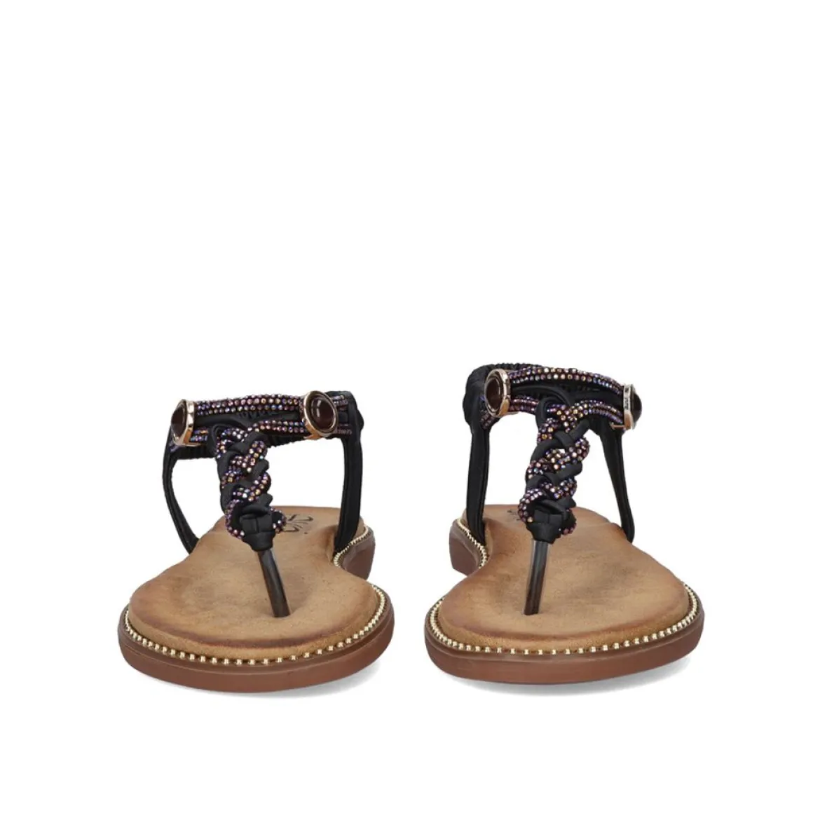 Sandalia Plana 23V Zf1982-P4 Preto