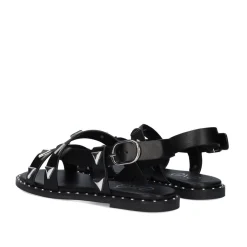 Sandalia Plana Vf239-73 Preto