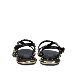 Sandalia Plana Vf2056-1 Preto