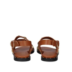 Sandalia Plana Vf239-73 Tan