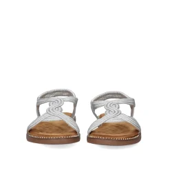 Sandalia Plana Zf1982-F6 Prata