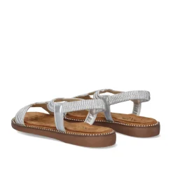 Sandalia Plana Zf1982-F6 Prata