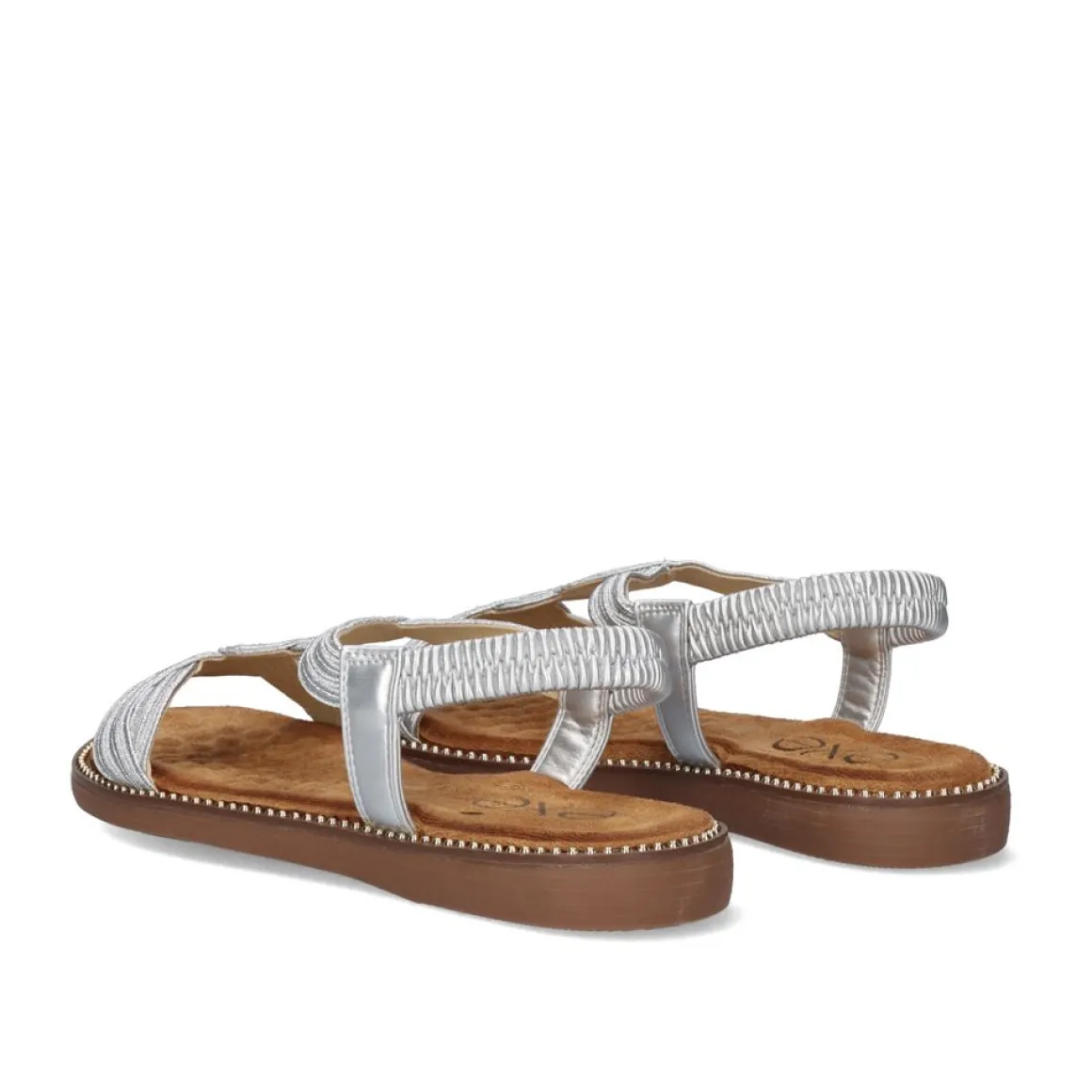 Sandalia Plana Zf1982-F6 Prata