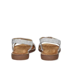 Sandalia Plana Zf1982-F6 Prata