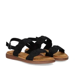 Sandalia Plana Zf1982-F8 Preto