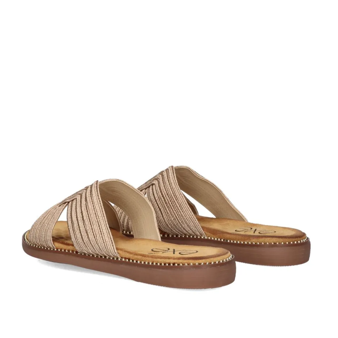 Sandalia Plana Zf1982-F5 Rose Doraudo