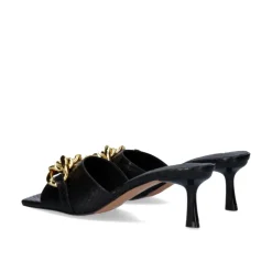 Sandalia Salto Baixo Betta-300 Preto