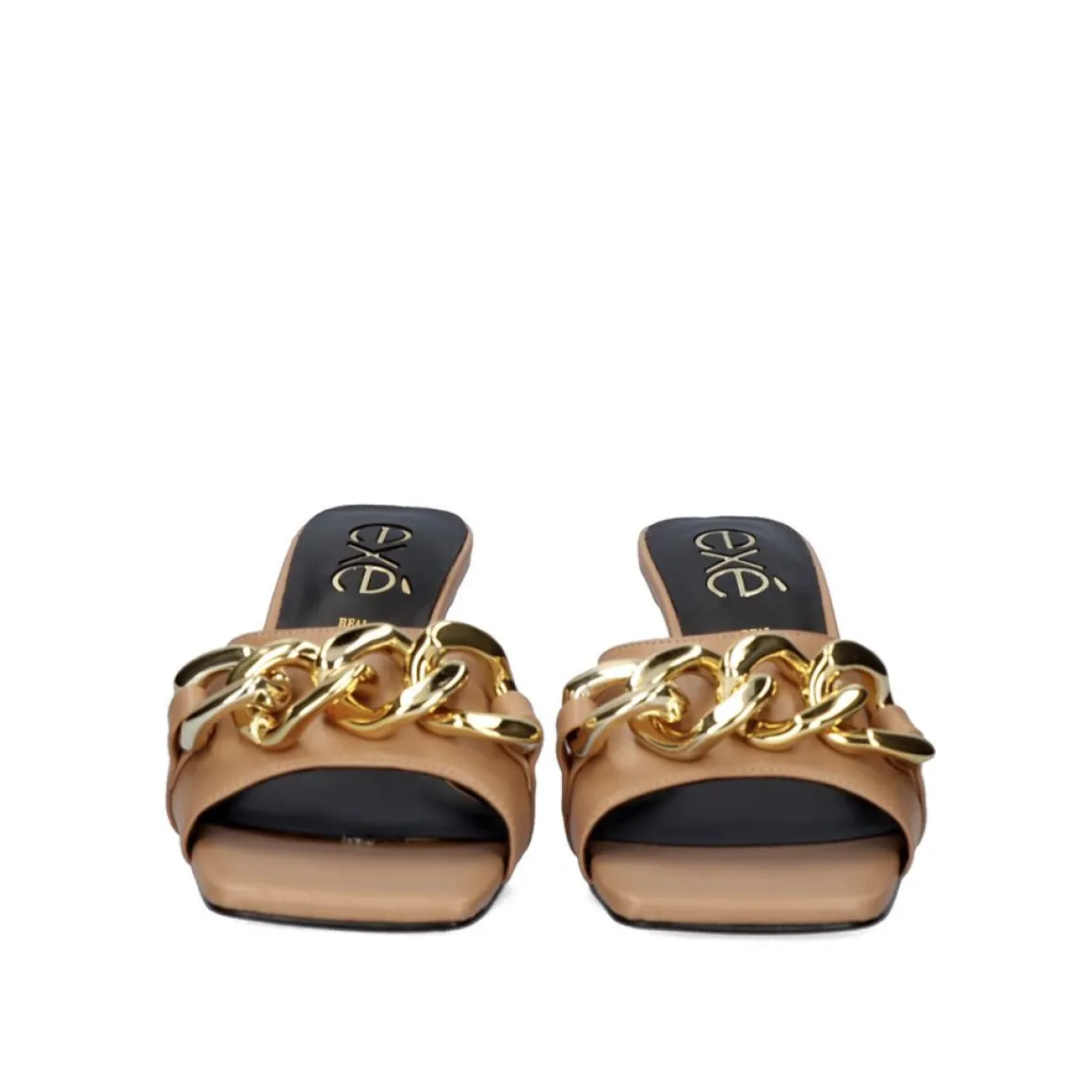 Sandalia Salto Baixo Betta-300 Camel