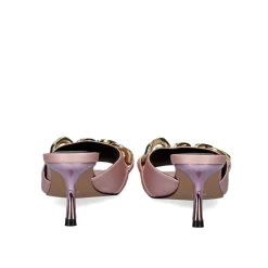 Sandalia Salto Baixo Betta-300 Lilas