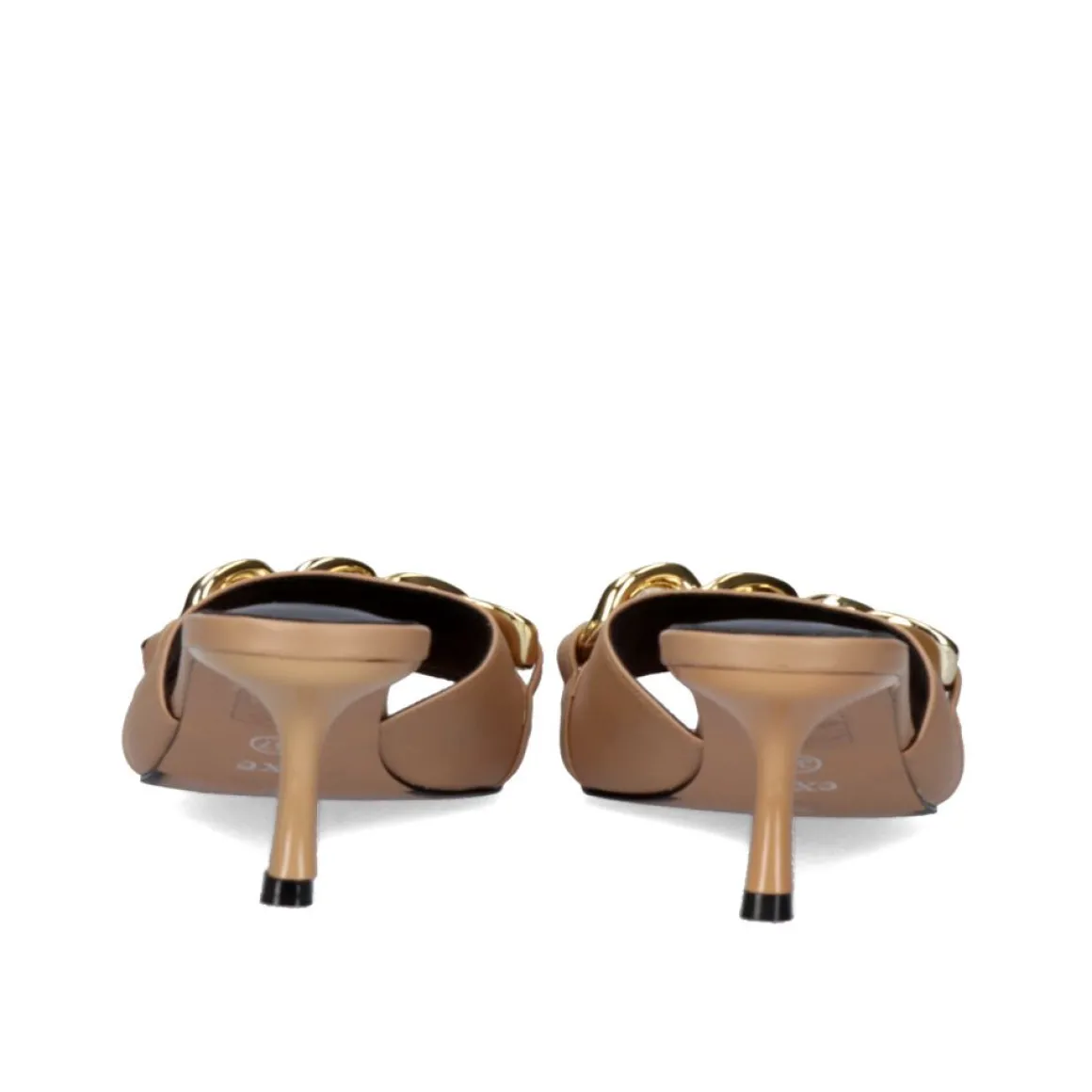 Sandalia Salto Baixo Betta-300 Camel