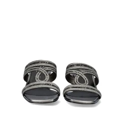 Sandalia Salto Baixo De Isabel-592 Pewter