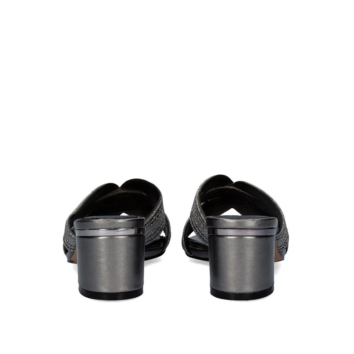 Sandalia Salto Baixo De Isabel-590 Pewter