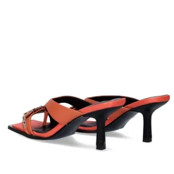 Sandalia Salto Baixo Josephine-011 Orange