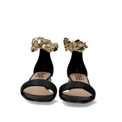 Sandalia Salto Baixo Katy-011 Preto