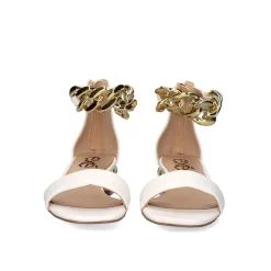 Sandalia Salto Baixo Katy-011 Branco