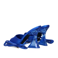 Sandalia Salto De Cristal-706 Azul