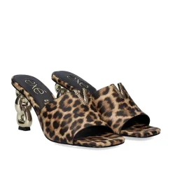 Sandalia Salto Exe Dolly Heel-843 Leopard