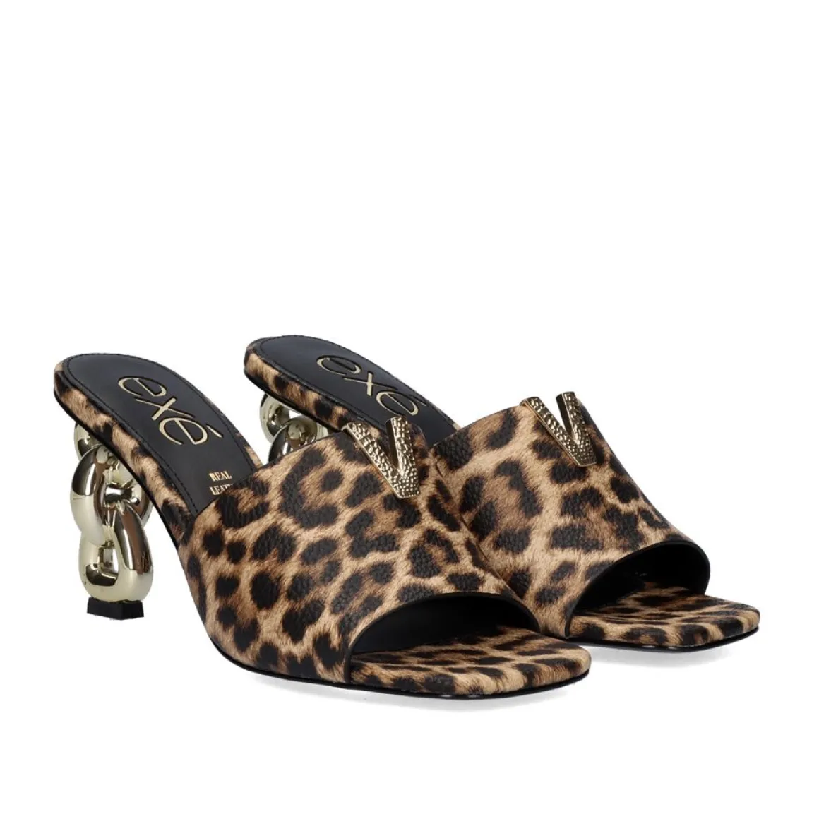 Sandalia Salto Exe Dolly Heel-843 Leopard