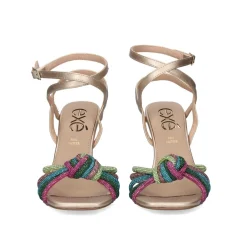 Sandalia Salto Ginger-493 Multicolorido