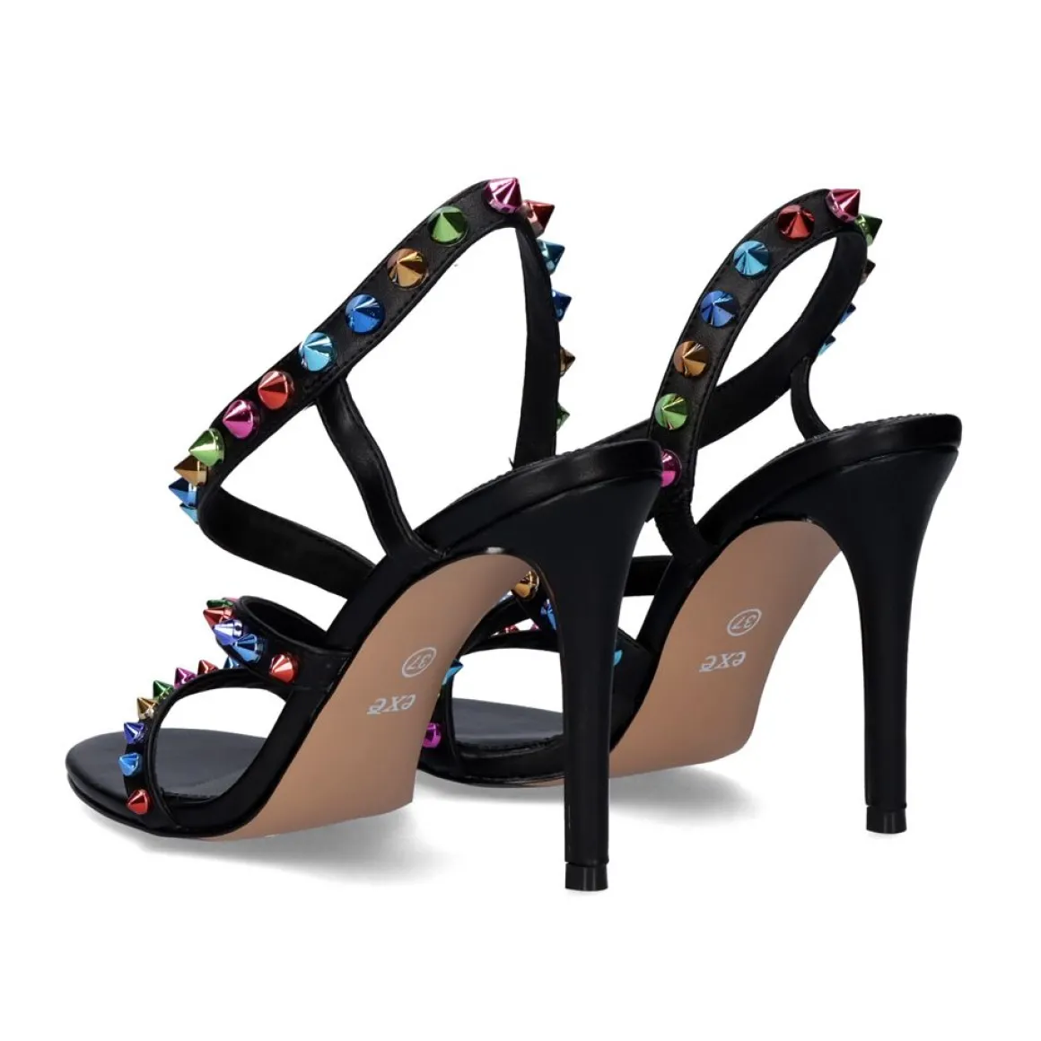 Sandalia Salto Jenny-700 Preta