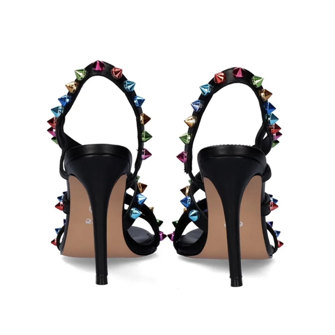 Sandalia Salto Jenny-700 Preta