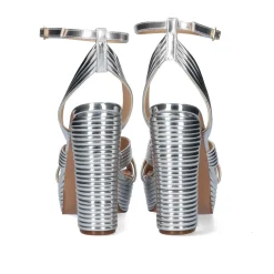 Sandalia Salto Ophelia-832 Silver