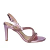 Sandálias Com Salto Alto Rebeca-233 Lilas