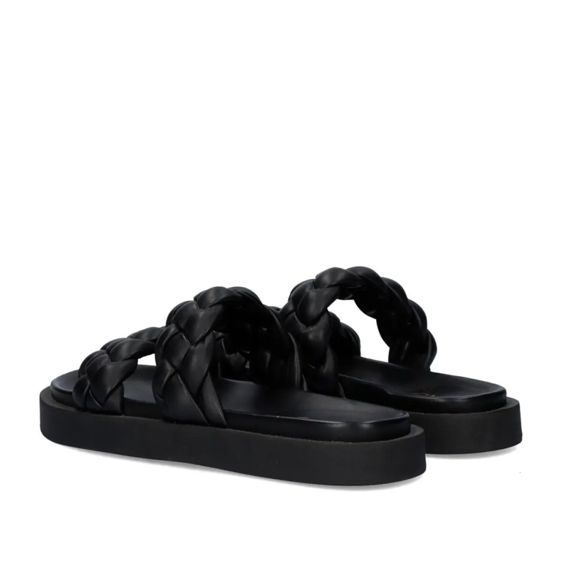 Sandálias Planas Acolchoadas Artemis-920 Preta