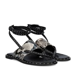 Sandálias Planas Vf239D-66 Snake Preto