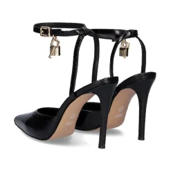 Sapato Calcanhar Jessica-673 Preto Snake