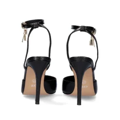 Sapato Calcanhar Jessica-673 Preto Snake