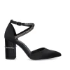 Sapato De Salto (>8 Cm) Exe Madlen-750 Satin Preto