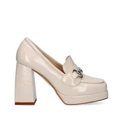 Sapato De Salto Alto Estilo Mocassim W2083-R3136 Cor Ice