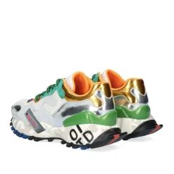 Sneaker Exe 134-6 Ouro Cinza