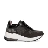 Sneaker Plataforma Ex34 Em Cinza