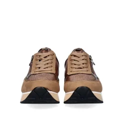 Sneaker Plataforma Ex39 Em Khaki