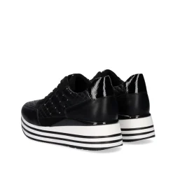 Sneaker Plataforma Ex42 Em Preto