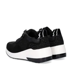 Sneaker Plataforma Ex34 Em Preto