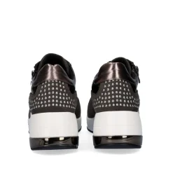 Sneaker Plataforma Ex34 Em Cinza