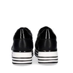 Sneaker Plataforma Ex42 Em Preto