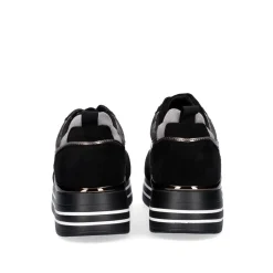 Sneaker Plataforma Rg2210B Em Preto Brilhante