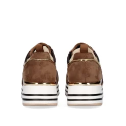 Sneaker Plataforma Rg2210B Em Bronze Brilhante