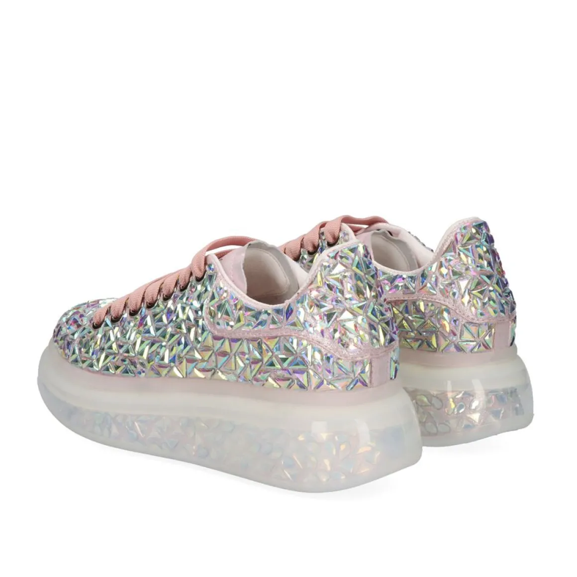 Tenis 8806-Couro 28 Rosa