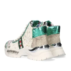 Tenis Estilo Bota C168-3 Offwhite