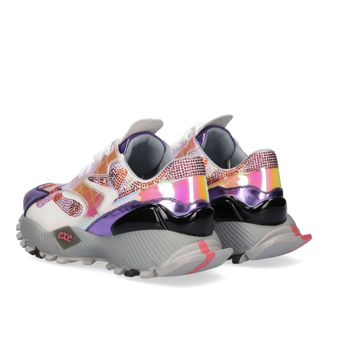 Tenis Exe 134-8 Couro Roxo